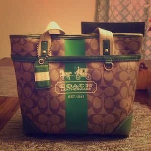 Authentic Coach mini tote